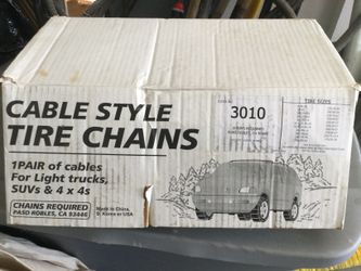 Light truck/SUV tire chains