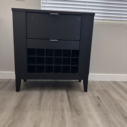 Pottery Barn Bar/Wine Cart (Black)