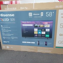 Hisense QLED 58" Inch TV Special Price Is $249  Also Payments Option Availabile