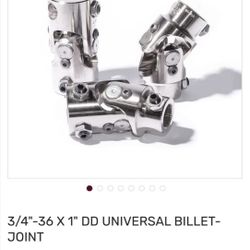 3/4"-36 X 1" DD UNIVERSAL BILLET- Joint 