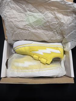 Revenge X Storm II Vol.1 Yellow Infant Toddler Kids Size 6C Strap Lace Suede New