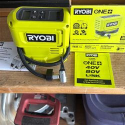 Ryobi 18 V High-Pressure Digital Inflator