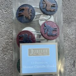 Moose Shower Curtain Hooks Lodge Resin Hooks
