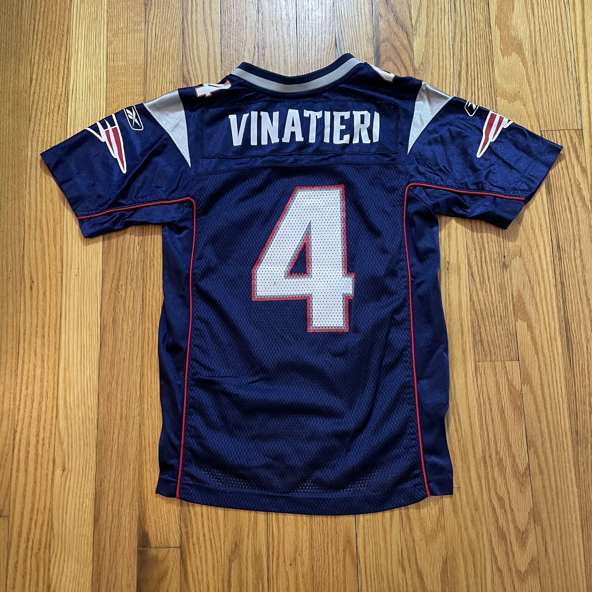 VINTAGE New England Patriots Adam Vinatieri Reebok Football Jersey Youth Size M