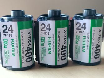 Fuji 400 Color Film 3 Rolls (expired)