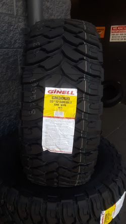 33x12.50r18LT ginell tires