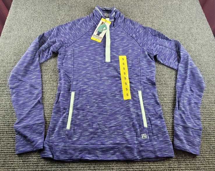 Avalanche Ladies Loma Snap Jacket Size Small Heathered Asphalt Lavender NWT