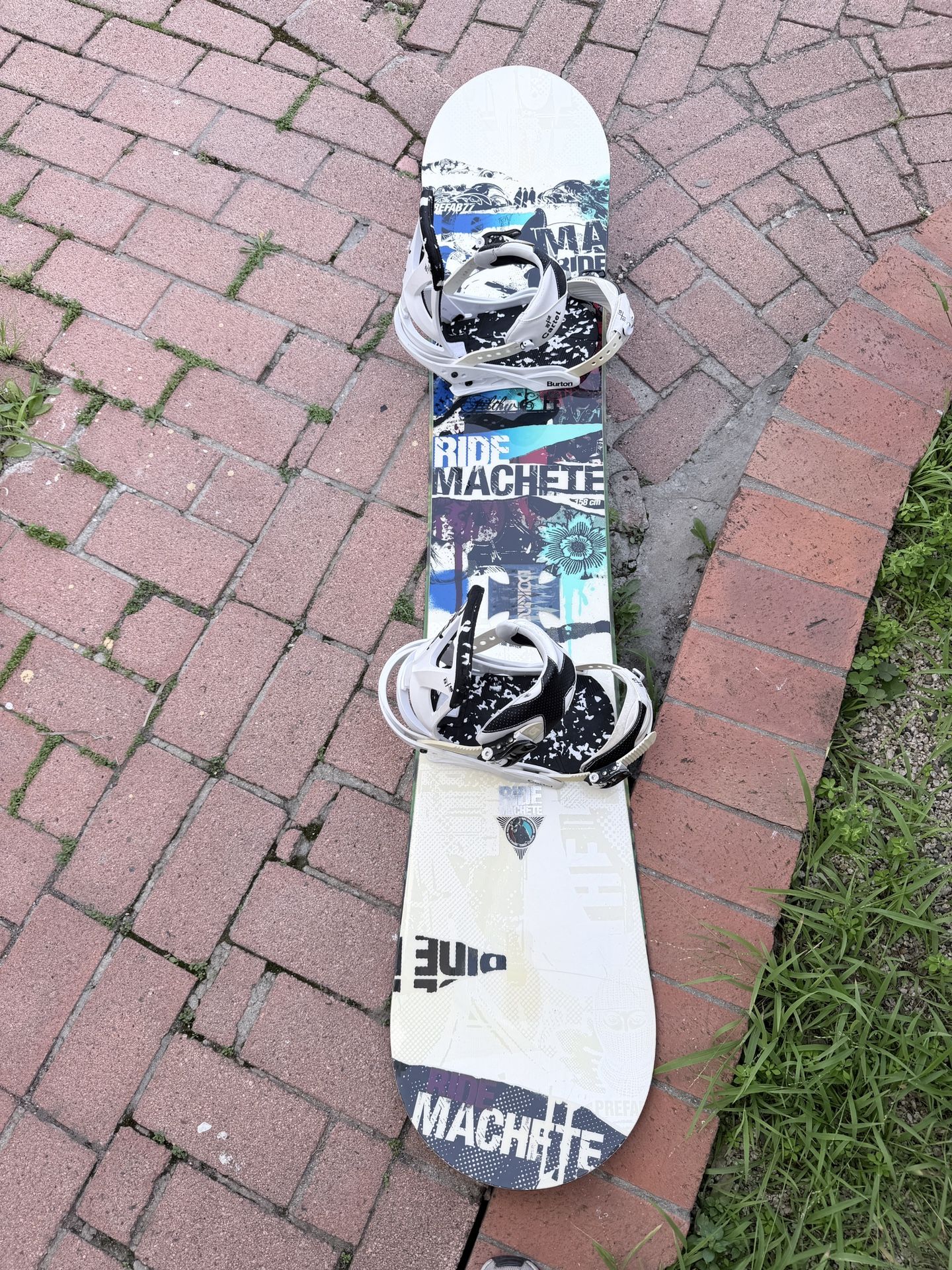 158cm Ride machete snowboard with bindings for Sale in Westminster, CA ...