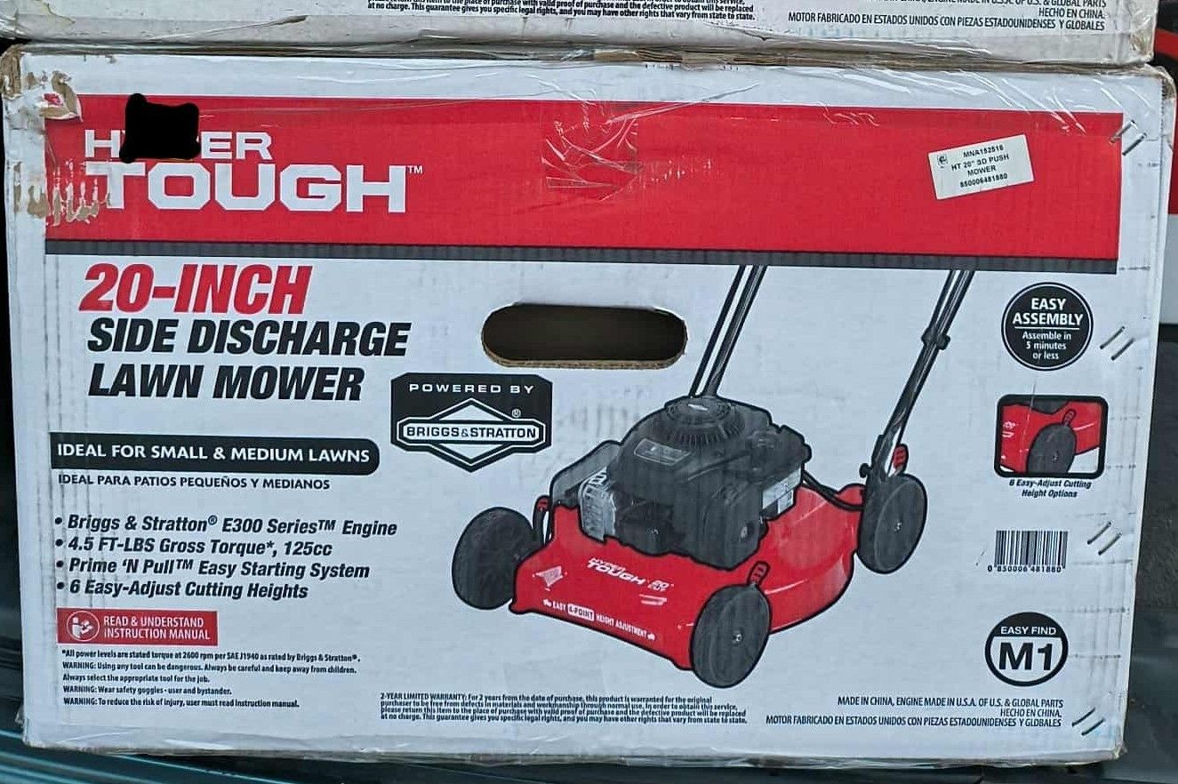 NEW 20-inch HYPER tough Mower
Maquina de cortar cesped/ sacate