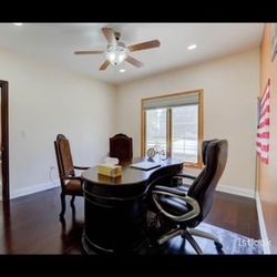Set Of 4 ( 3 Chairs And Office Desk)