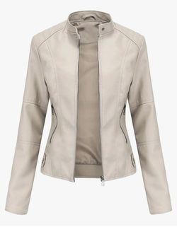 DEAR MODEL Faux Leather Jacket