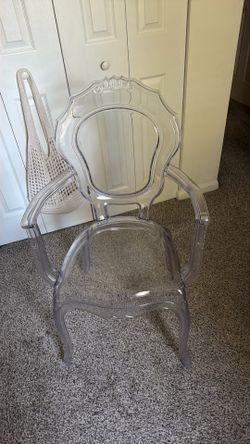 Medium Sized Clear Chair