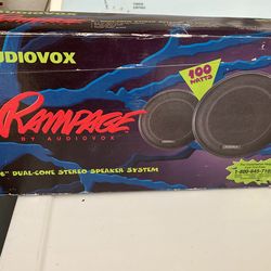 6 Dual Cone Stereo Speaker System