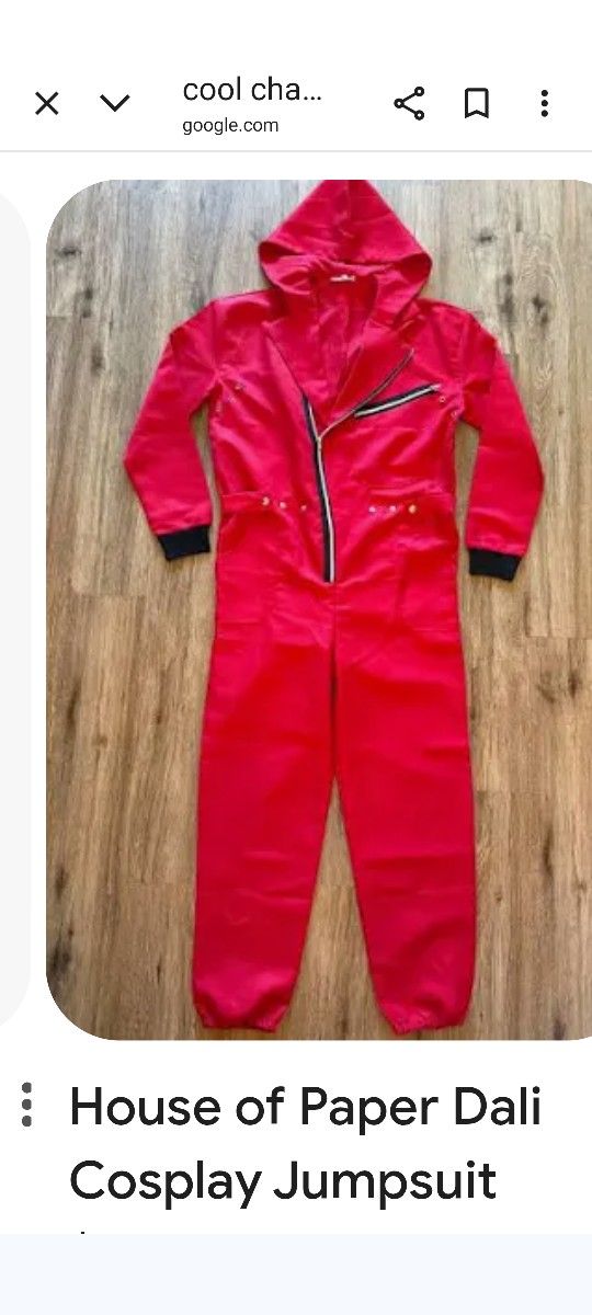 New 1 Red Overall Size XXL And With Hoody $25.00