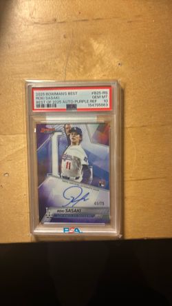 2025 Bowman Best Roki Sasaki RC PSA 10