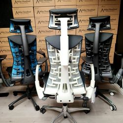 🔥BRAND NEW 2024🔥40% OFF🔥 HERMAN MILLER LOGITECH X GAMING EMBODY CHAIRS🔥USED EMBODY STARTING @ $899🔥PICK-UP🔥DELIVERY🔥SHIP🔥