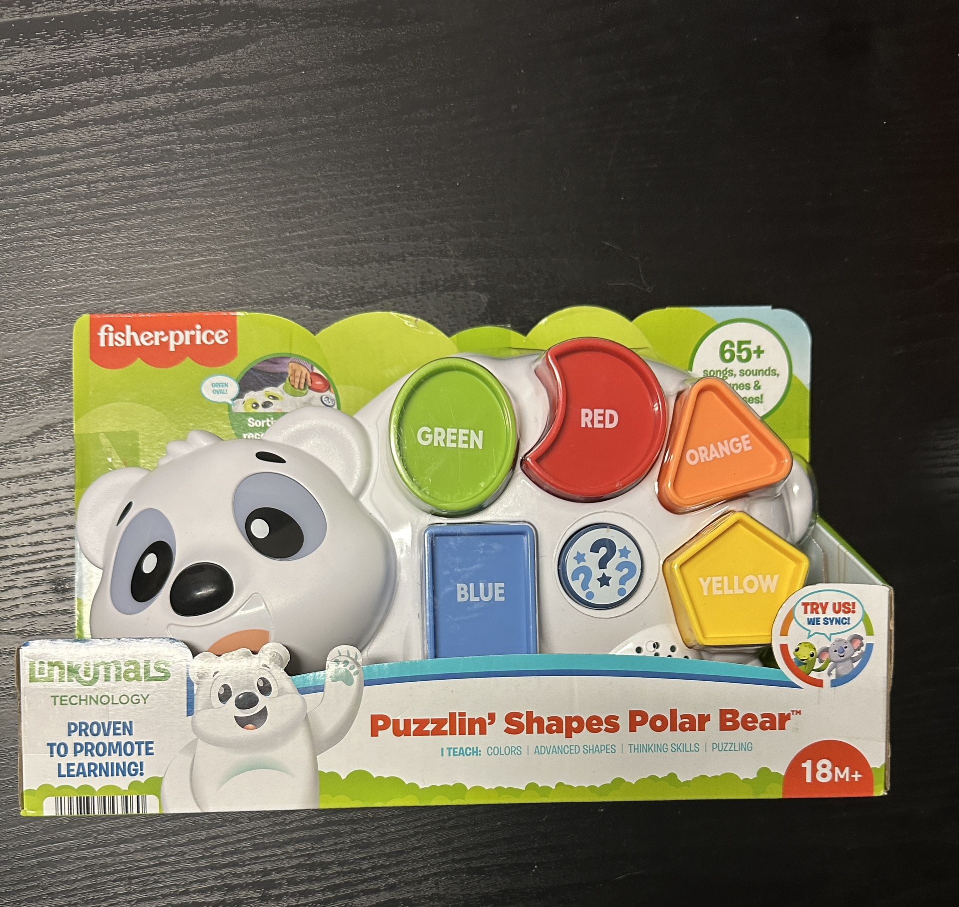 Shapes Polar Bear Toy