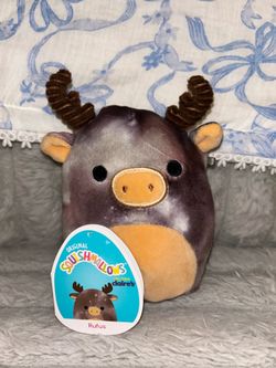 Rufus the Brown Tye-Dye Moose Squishmallow