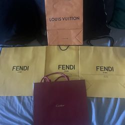 Designer Gift Bags Fendi/LV/ Cartier And Goyard