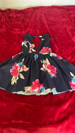 Blue flower dress