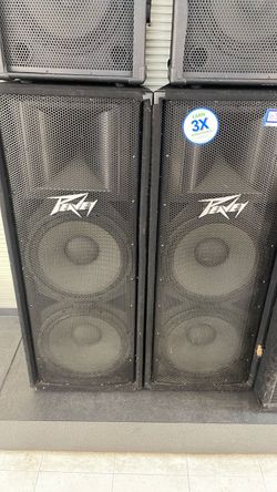 Peavey Dual Speaker PA Cabinets – Pair