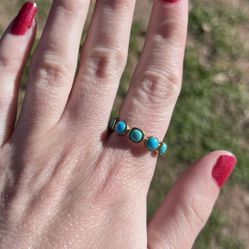 Sleeping Beauty Turquoise Ring 