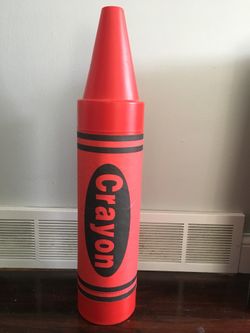 Large Vintage Crayon Bank