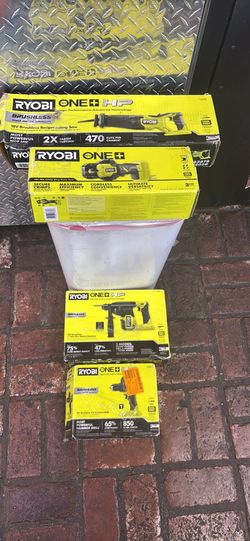 Ryobi bundle 4 brand new tools