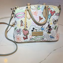 Disney Sketch Satchel Bag by Dooney & Bourke
