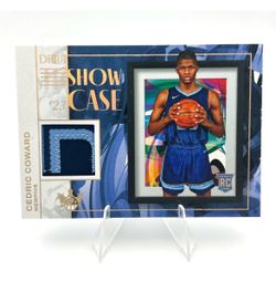 2025-26 Panini Court Kings Cedric Coward Debut Showcase Jersey Patch Gold /10 RC