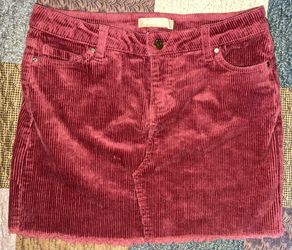 Vintage Blue Spice Corduroy Collection Skirt in Women's Junior Size 5 with 4 Pockets 