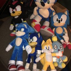 Sonic Plushies 