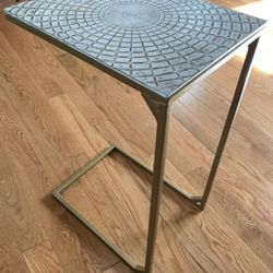 Gold End Table