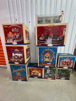 Lemax carnival circus zoo Christmas village