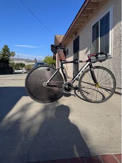 Carbon clincher disc ffwd