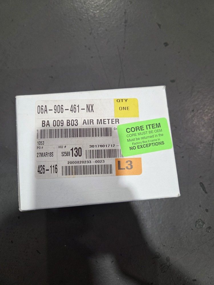 Volkswagen Passat Mass Air Flow Sensor