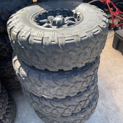 Canam Maverick Teryx 30x9.50-14 On Bead Lock Wheels