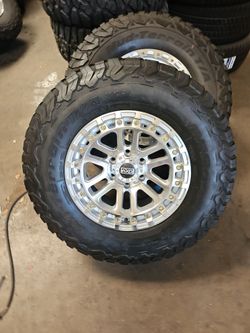 17 axd rims 6 lug 6x139 6x5.5 on used tires 285 70 17