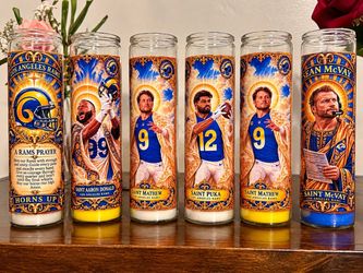 Los Angeles Rams Prayer Candles