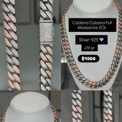 Chain Silver 925 Moissanite 