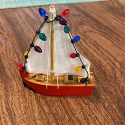 Christmas Sailboat 3”