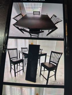 Una Mesa Con 4 Sillas. A La Mesa La Podés agrandar