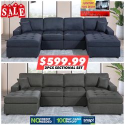 3pcs Sectional 