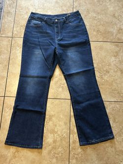 Plus Size Dark Wash Jeans 