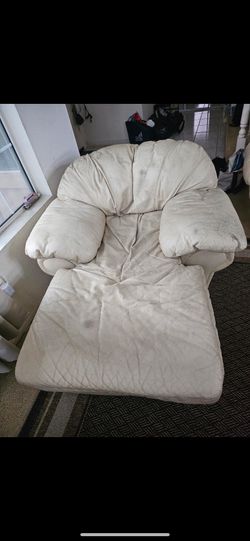 White Leather Couches 