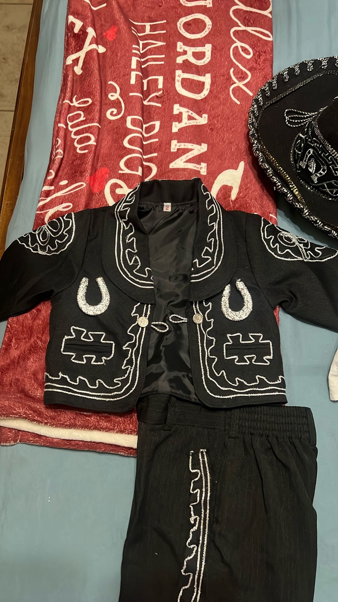 Traje De Charro Talla 2 Niños