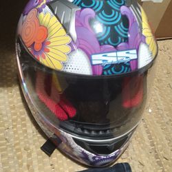 Colorful Speed And Strength Helmet With Clear Visr