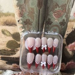 Uñas De Gel Y Acrílico Hechas A Mano 