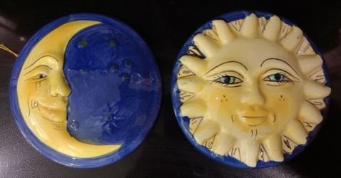 Sun and Moon ornaments