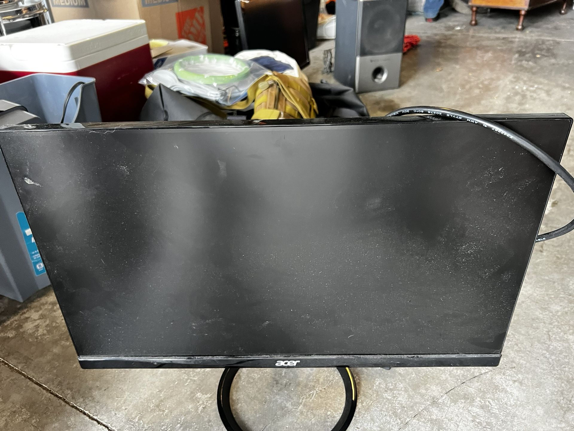 Acer Monitor 24” With Cords